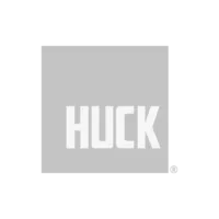 Huck Intl, Inc. logo in gray