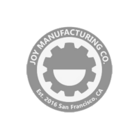 Joy Mfg Co logo in gray